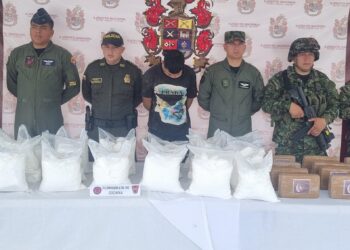Incautan y destruyen 1,8 toneladas de cocaína en operación binacional de Colombia y Ecuador