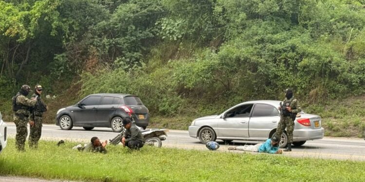 Frustran ataque sicarial en la Troncal del Caribe: dos hombres fueron capturados