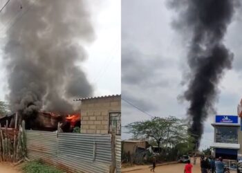 Presunto cortocircuito provoca incendio en vivienda del barrio Las Mercedes, en Uribia