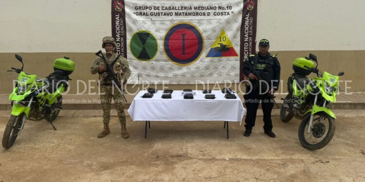 Incautan 10 libras de marihuana ocultas en depósito clandestino en zona rural de Maicao
