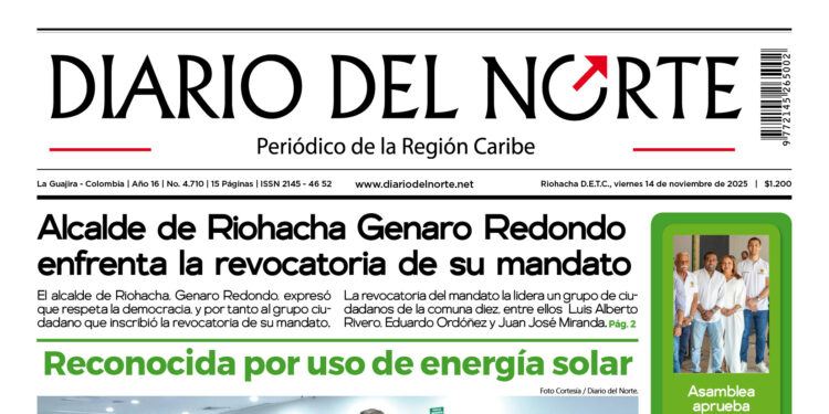 Está es nuestra edición de hoy viernes 14 de noviembre de 2025