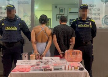 Capturan a dos jóvenes señalados de fabricar y distribuir drogas sintéticas en zonas turísticas de Cartagena