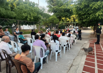 Fortalecen la convivencia en Maicao con encuentro comunitario de seguridad en la Urbanización Buenos Aires