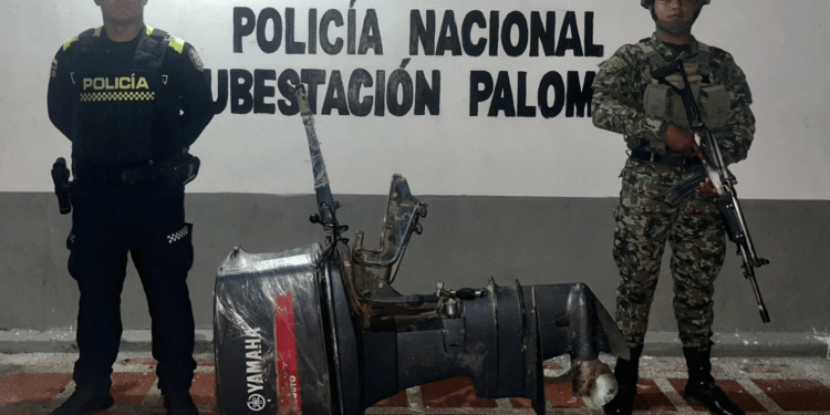 Autoridades incautan motor fuera de borda transportado ilegalmente en Palomino