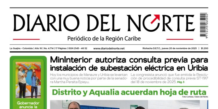 Está es nuestra edición de hoy jueves 20 de noviembre de 2025