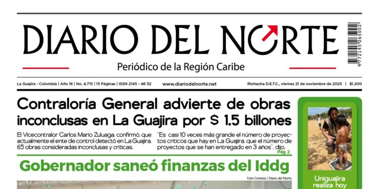 Esta es nuestra edición de hoy viernes 21 de noviembre de 2025