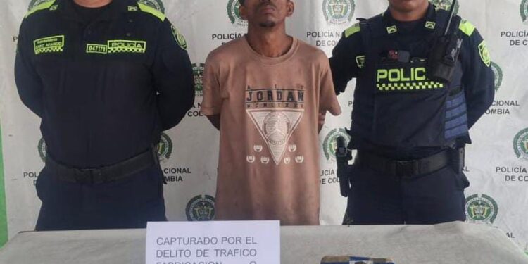 Capturan a un hombre por porte de estupefacientes en Maicao