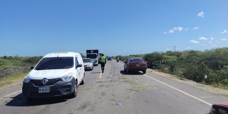 Se levanta bloqueo en la vía Maicao–Riohacha tras acuerdos con comunidad indígena