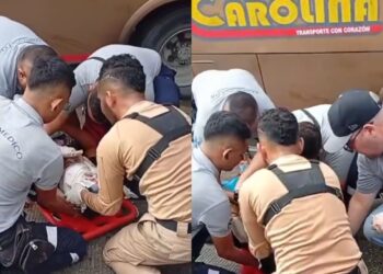 Tres mujeres resultaron gravemente heridas tras ser arrolladas por un bus en Barranquilla