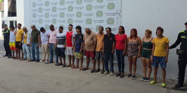Desarticulan en Riohacha al grupo delincuencial ‘Los Vensur’: capturan a 17 presuntos integrantes