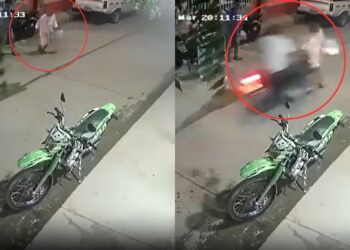 Adulta mayor resultó gravemente herida tras ser arrollada por motociclista en Santa Marta