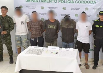 Capturan a cinco presuntos miembros de ‘Las Palmas’, red señalada de operar para el Clan del Golfo en Córdoba