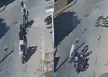 Choque entre motocicletas deja dos mujeres heridas tras imprudencia de un conductor en Santa Marta
