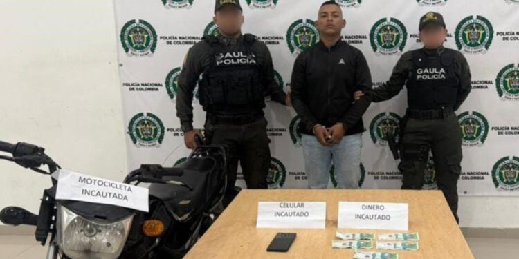 Cae en Riohacha alias ‘Punto Cuarenta’, presunto extorsionista de las ACSN