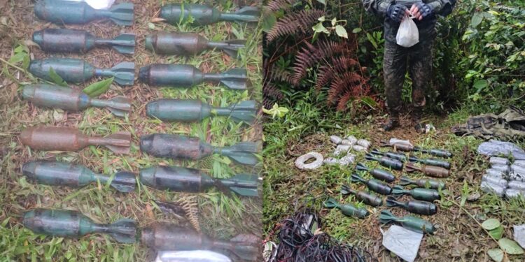 Fuerza Pública desmantela depósito de explosivos que sería usado para atentados en Jamundí, Valle del Cauca