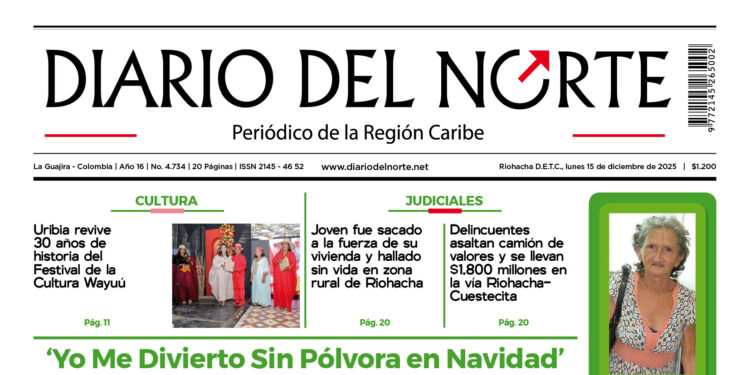Esta es nuestra edición de hoy lunes 15 de diciembre de 2025