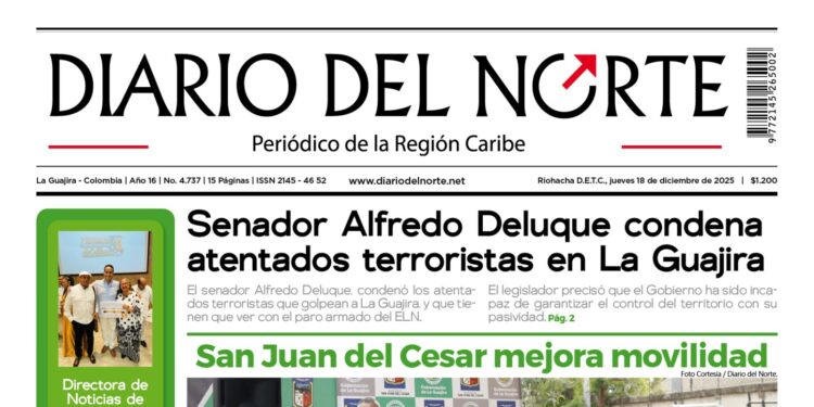 Esta es nuestra edición de hoy jueves 18 de diciembre de 2025