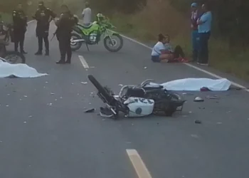 Choque entre motocicletas en zona rural de Valledupar deja tres fallecidos y una mujer en estado crítico