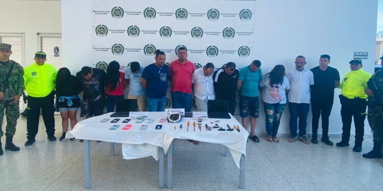 Capturan a más de 10 presuntos miembros de red señalada de millonarios robos a viviendas en Valledupar