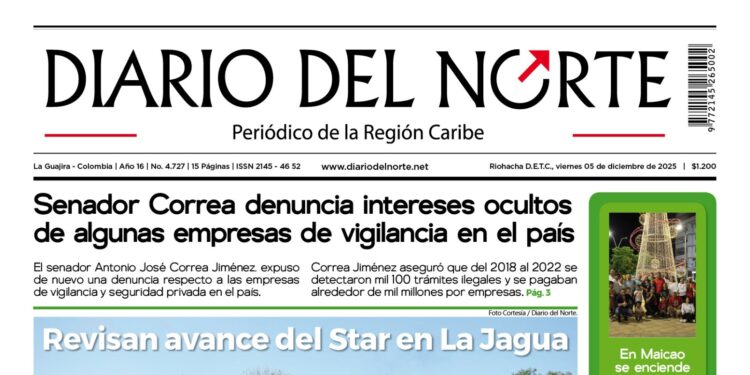 Esta nuestra edición de hoy viernes 5 de diciembre de 2025