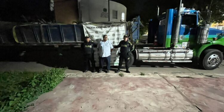 Capturan en Villanueva a conductor que transportaba 20 toneladas de mineral sin documentación legal