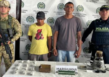 Desarticulan punto de acopio y distribución de estupefacientes en Maicao; dos personas fueron capturadas