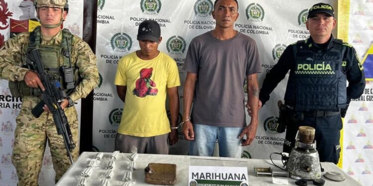 Desarticulan punto de acopio y distribución de estupefacientes en Maicao; dos personas fueron capturadas