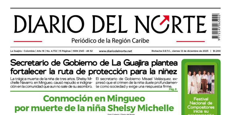 Esta es nuestra edición de hoy viernes 12 de diciembre de 2025