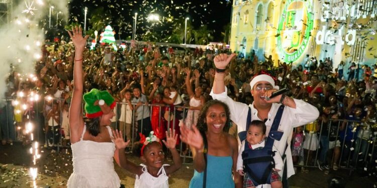 Más de mil personas participaron en la Ruta Navideña del Tren de la Magia en Riohacha