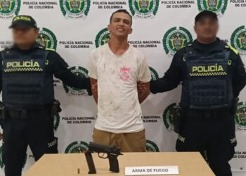 Capturan a hombre por porte ilegal de arma de fuego en Riohacha: habría intentado evadir un control policial