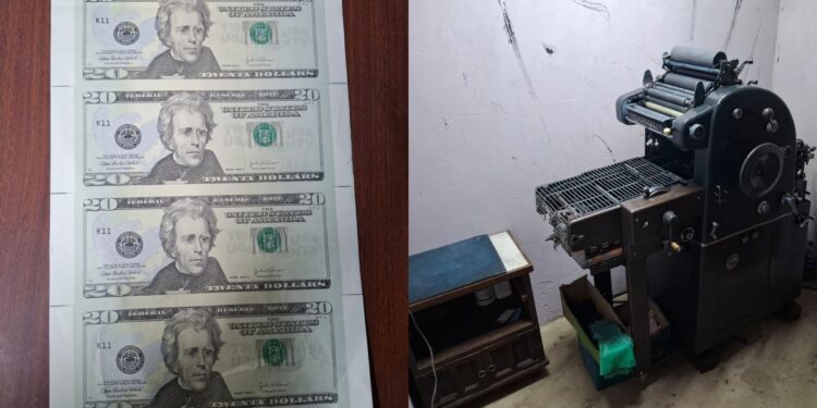 Desmantelan en Boyacá fábrica de dólares falsos tras operación binacional
