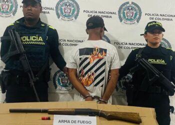 Capturan a hombre por porte ilegal de arma de fuego en Barrancas
