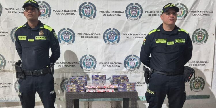 Incautan material pirotécnico en San Juan del Cesar durante operativos decembrinos