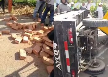 Presunta imprudencia vial habría originado choque entre motocarro y camión en la Troncal del Caribe