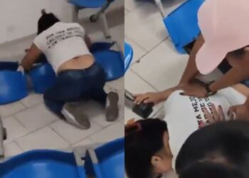 Madre protagoniza protesta en EPS de Cali ante falta de medicamentos para su hijo