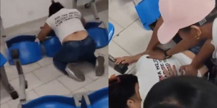 Madre protagoniza protesta en EPS de Cali ante falta de medicamentos para su hijo