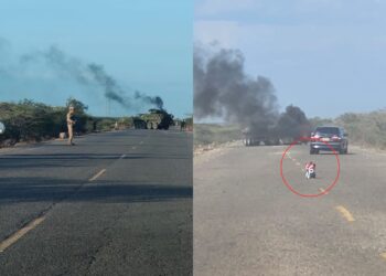 Acciones atribuidas al ELN dejan tractocamión incendiado y atentado contra la vía férrea