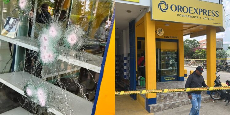 Ataque contra establecimiento de compraventa y joyería en Riohacha genera alarma