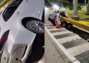 Menor sufrió accidente de tránsito mientras conducía un vehículo en Barranquilla