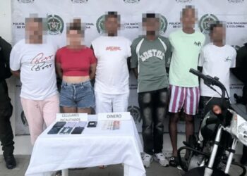 Caen seis presuntos integrantes de red extorsiva vinculada a las ACSN en Santa Marta