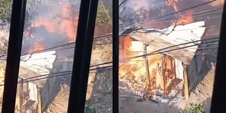 Joven incendió la vivienda de su madre en Santa Marta tras presunta discusión