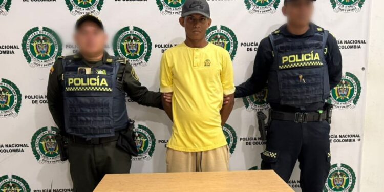 Capturan a un hombre por tráfico de estupefacientes en el barrio Nuevo Horizonte de Riohacha