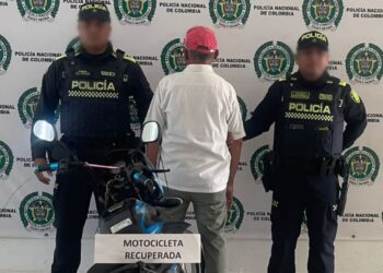 Recuperan motocicleta hurtada y capturan a un hombre en Riohacha
