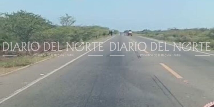 Una persona herida en atraco armado en la vía Maicao–Paraguachón