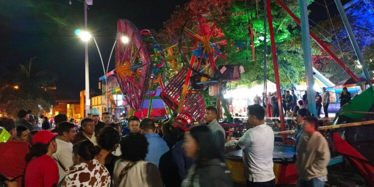 Falla en juego mecánico deja varios heridos durante ferias de Barbosa, Santander