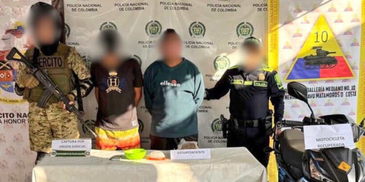 Capturan en Maicao a dos hombres señalados de homicidio y porte ilegal de armas