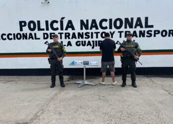 Capturan a un hombre por tráfico de estupefacientes en la vía Palomino–Riohacha