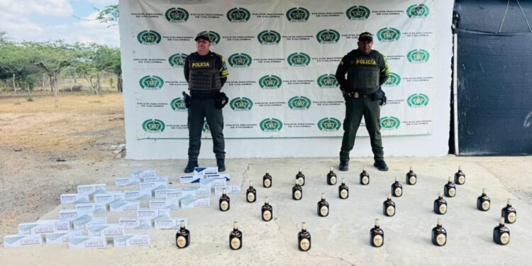 Incautan licor y cigarrillos de contrabando en la vía Riohacha–Paraguachón