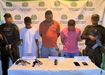 Capturan en Maicao a tres presuntos integrantes de ‘Los Rafitas’ por porte ilegal de armas de fuego