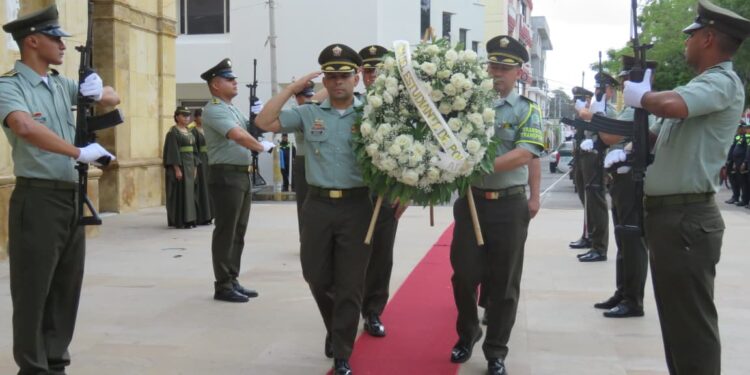 La Guajira conmemora el Día Nacional del Estudiante de Policía en homenaje a los 22 cadetes caídos